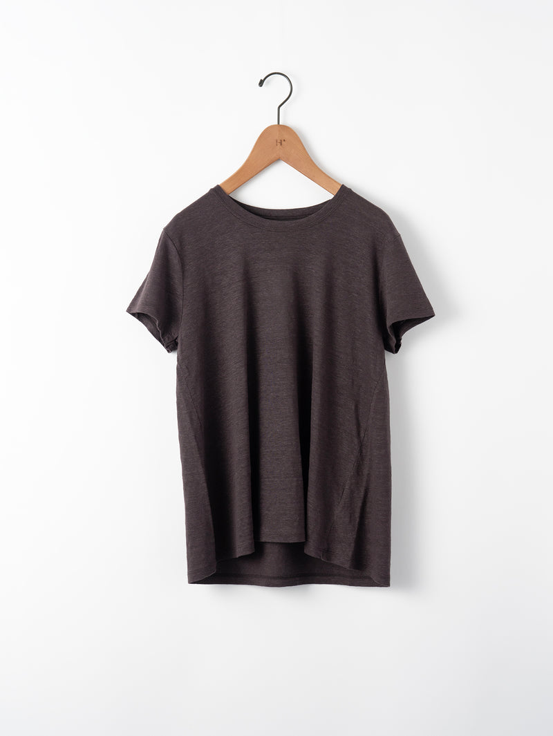 BATONER | ノルマンディ リネン Aライン Tシャツ