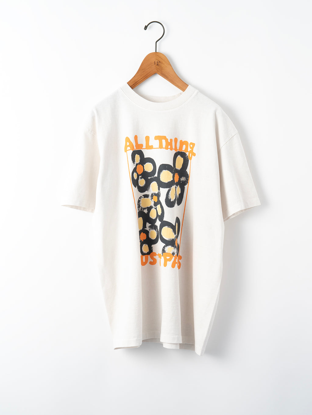 KURO | 17/- ROUND SHAPE S/S TEE -ANYTHING FLOWER – H+HELIOTROPE