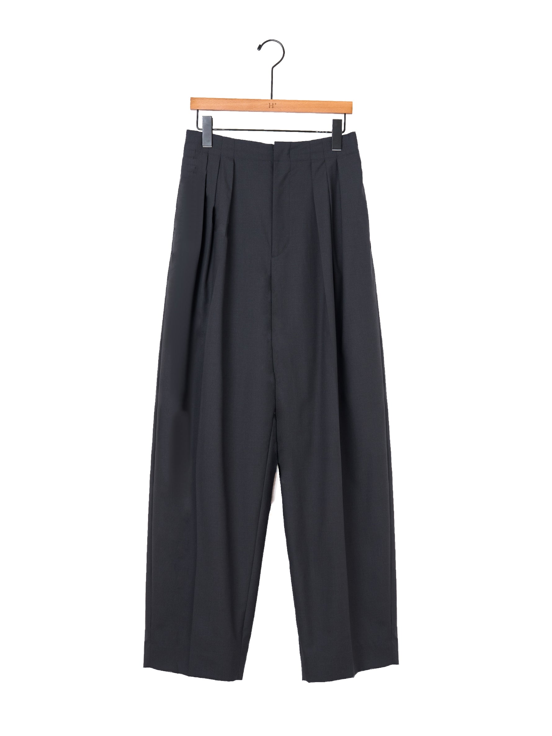 BOWTE | EXTRA FINE WORSTED TOROPICAL TUCKED RELAX WIDE PANTS 261-04-0002