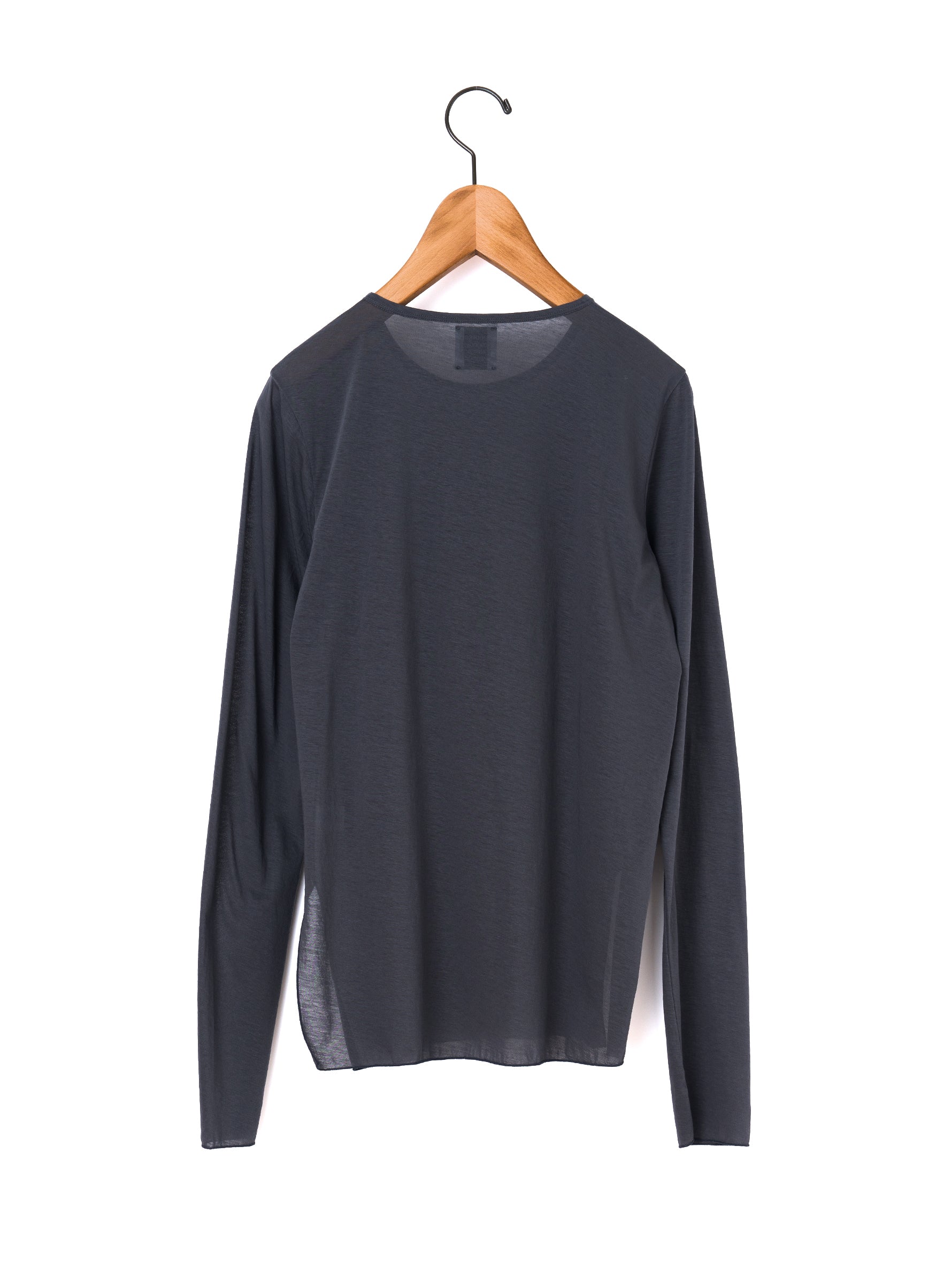 GGG | Side Slit Crew Neck Long Sleeve T  02-01-1854