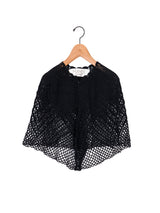 MAYDI | IMAGEN Tatting eith open spaces crochet stitch Cape (For Women)