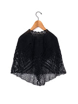 MAYDI | IMAGEN Tatting eith open spaces crochet stitch Cape (For Women)