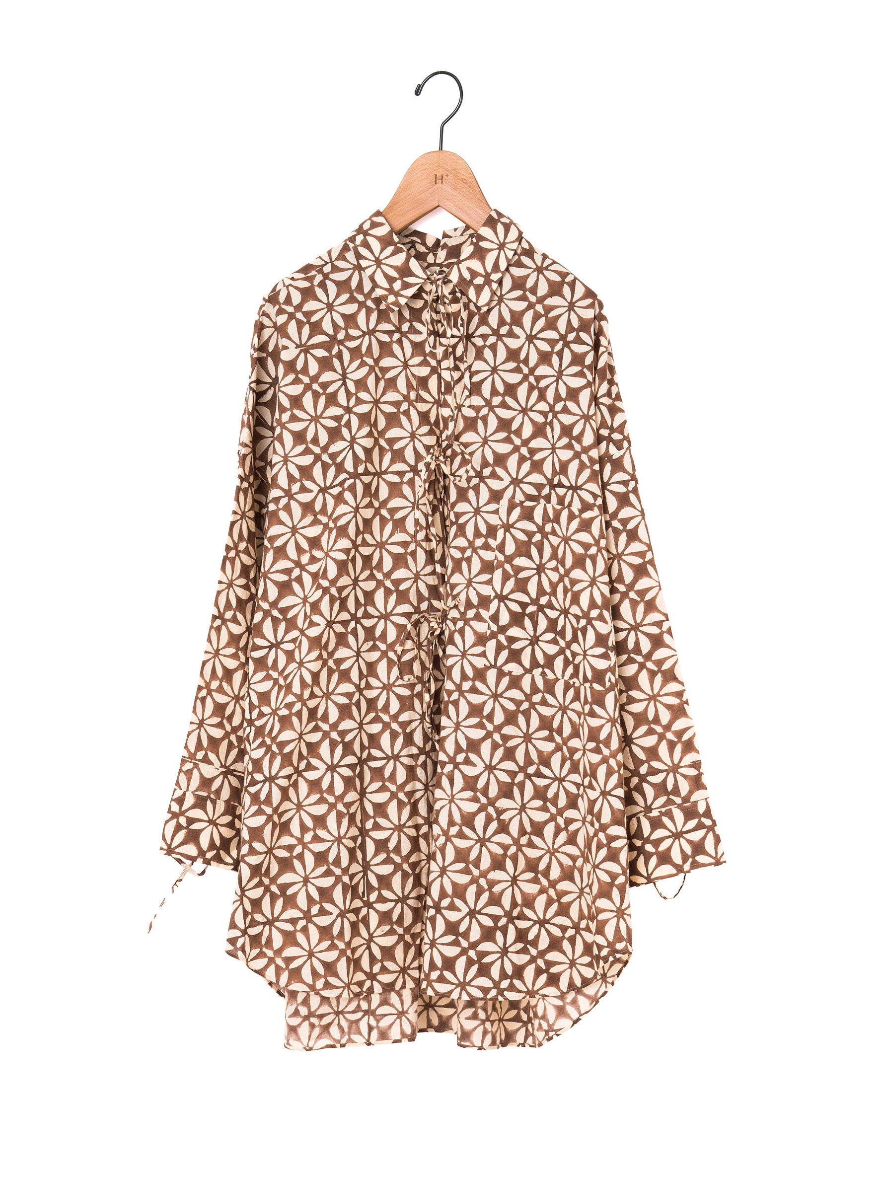 VIOLETTE ROOM | BLOCK PRINT BIG SHIRTS VR262131
