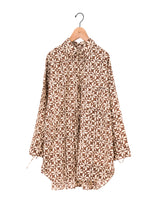 VIOLETTE ROOM | BLOCK PRINT BIG SHIRTS VR262131