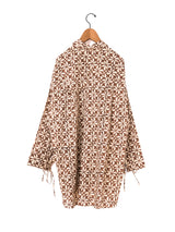 VIOLETTE ROOM | BLOCK PRINT BIG SHIRTS VR262131
