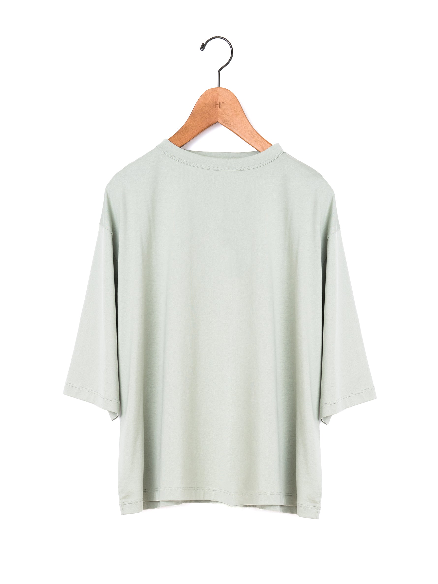handvaerk | BOTTLE NECK 3/4 SLEEVE T-SHIRT #6207