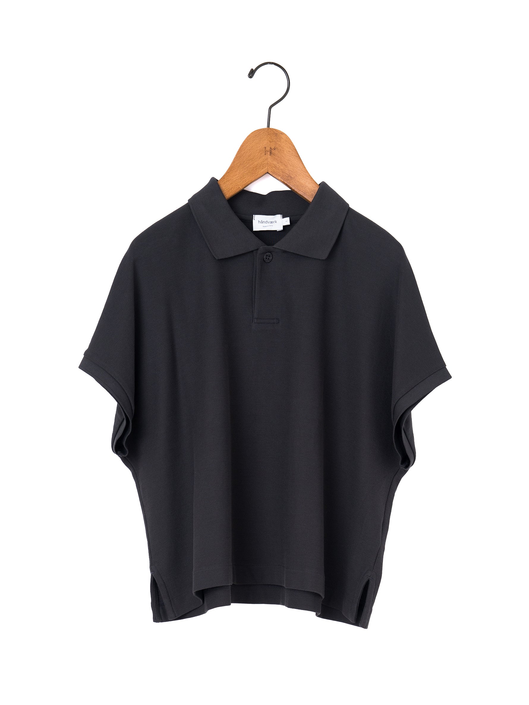 handvaerk | PIQUE DOLMAN SLEEVE POLO SHIRT #1108