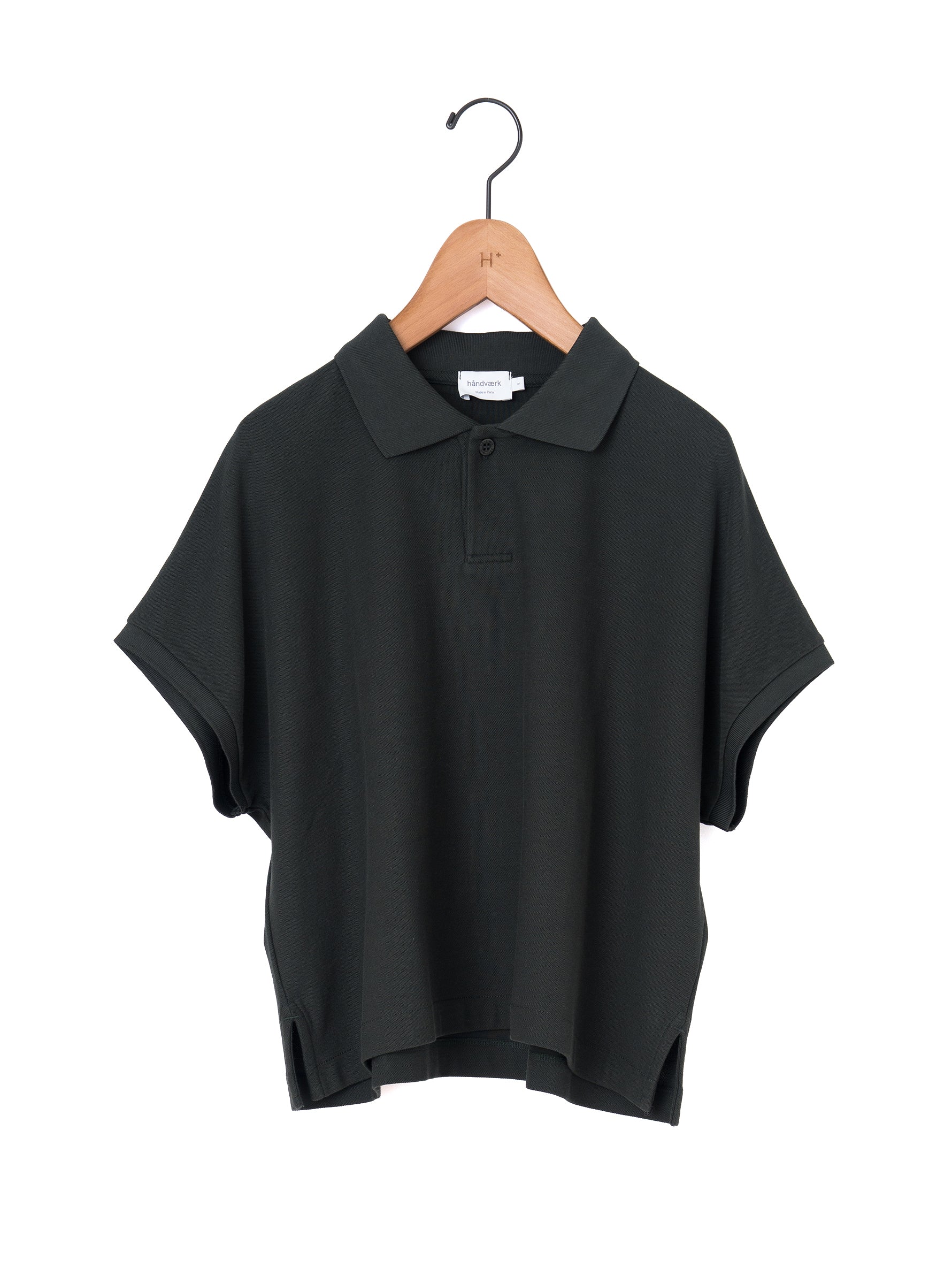 handvaerk | PIQUE DOLMAN SLEEVE POLO SHIRT #1108