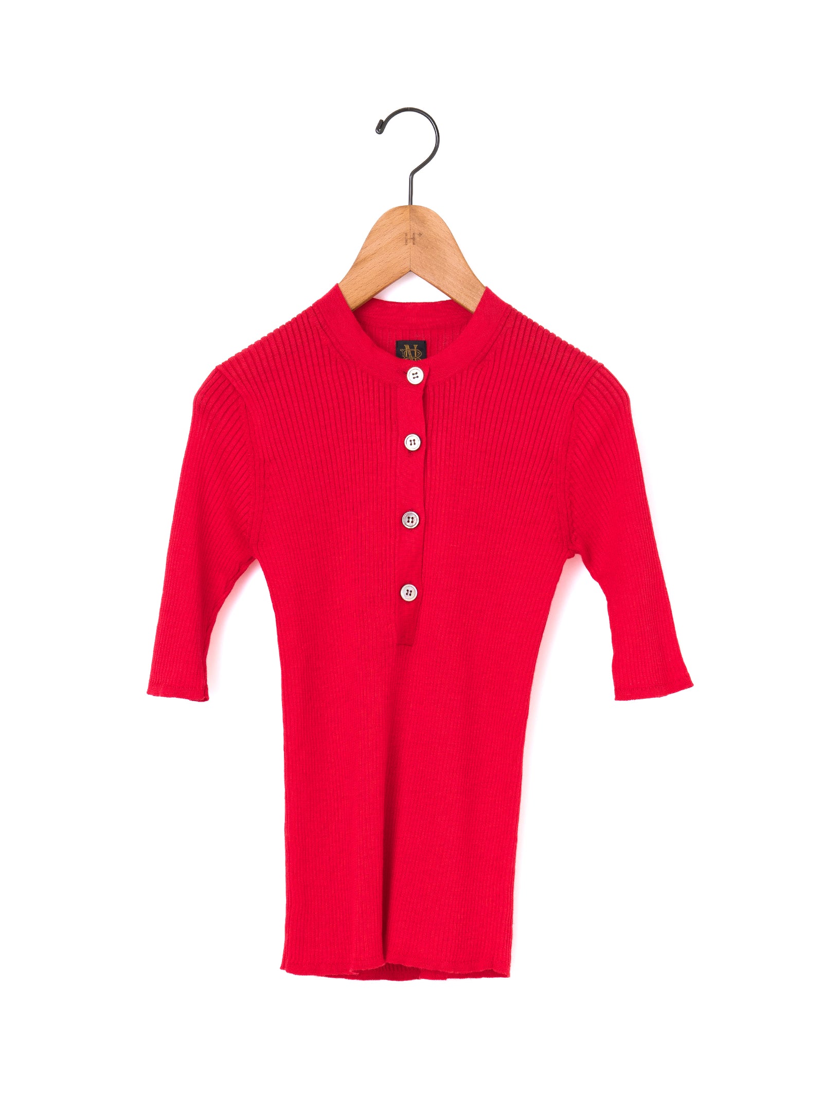 BATONER 別注CHOMA RIB HENLEY NECK BATONER【WOMEN'S】 CHOMA RIB HENLEY NECK HALF SLEEVE バトナー チョ