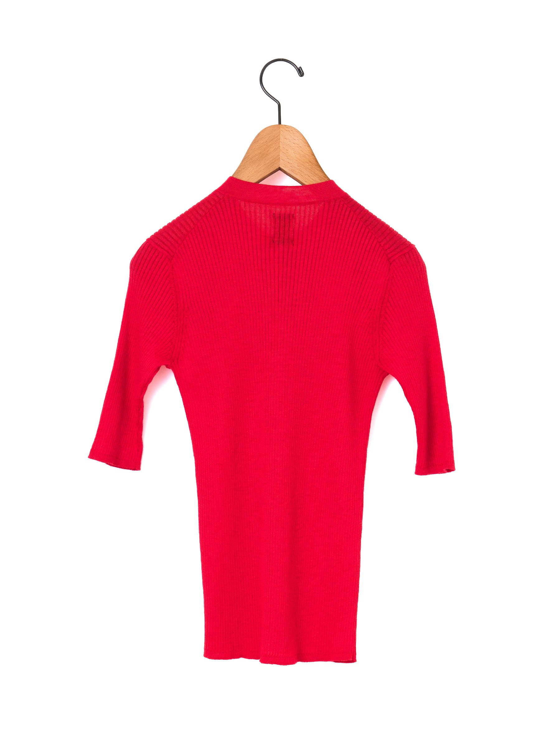 BATONER | CHOMA RIB HENLEY NECK HALF SLEEVE BN-26SL-043