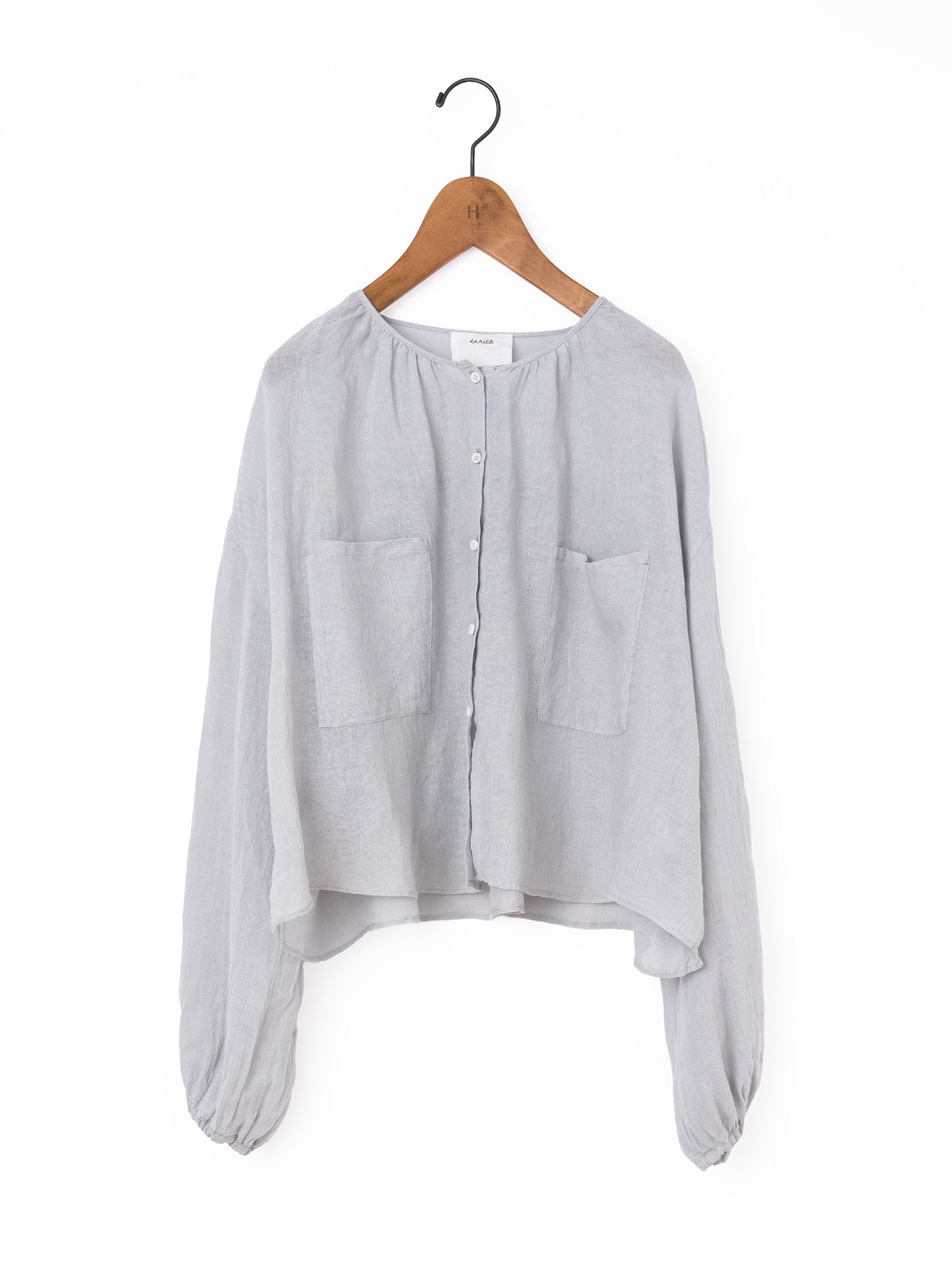 enrica | リネンボイルブラウス H+HELIOTROPE色別注 BLOUSE155