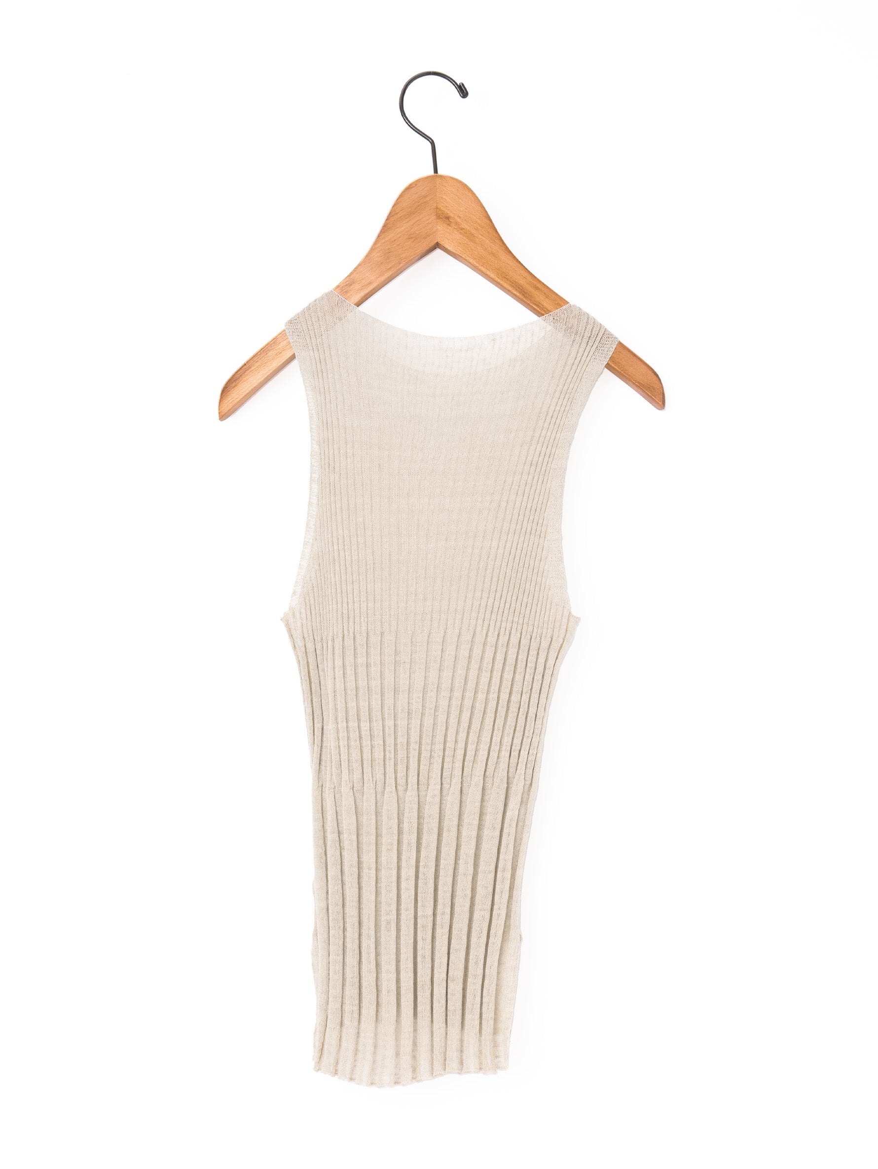 enrica | リネンリブノースリーブニットKNIT 232