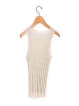 enrica | リネンリブノースリーブニットKNIT 232