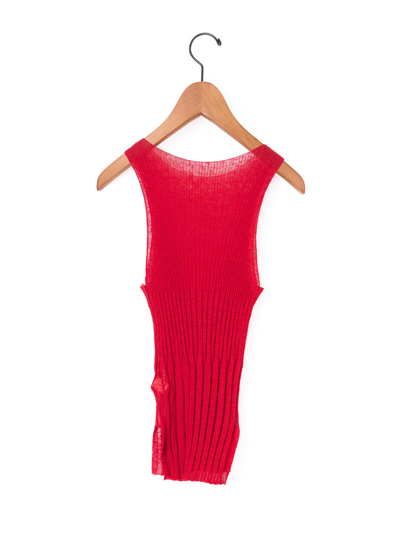 enrica | リネンリブノースリーブニットKNIT 232 – H+HELIOTROPE