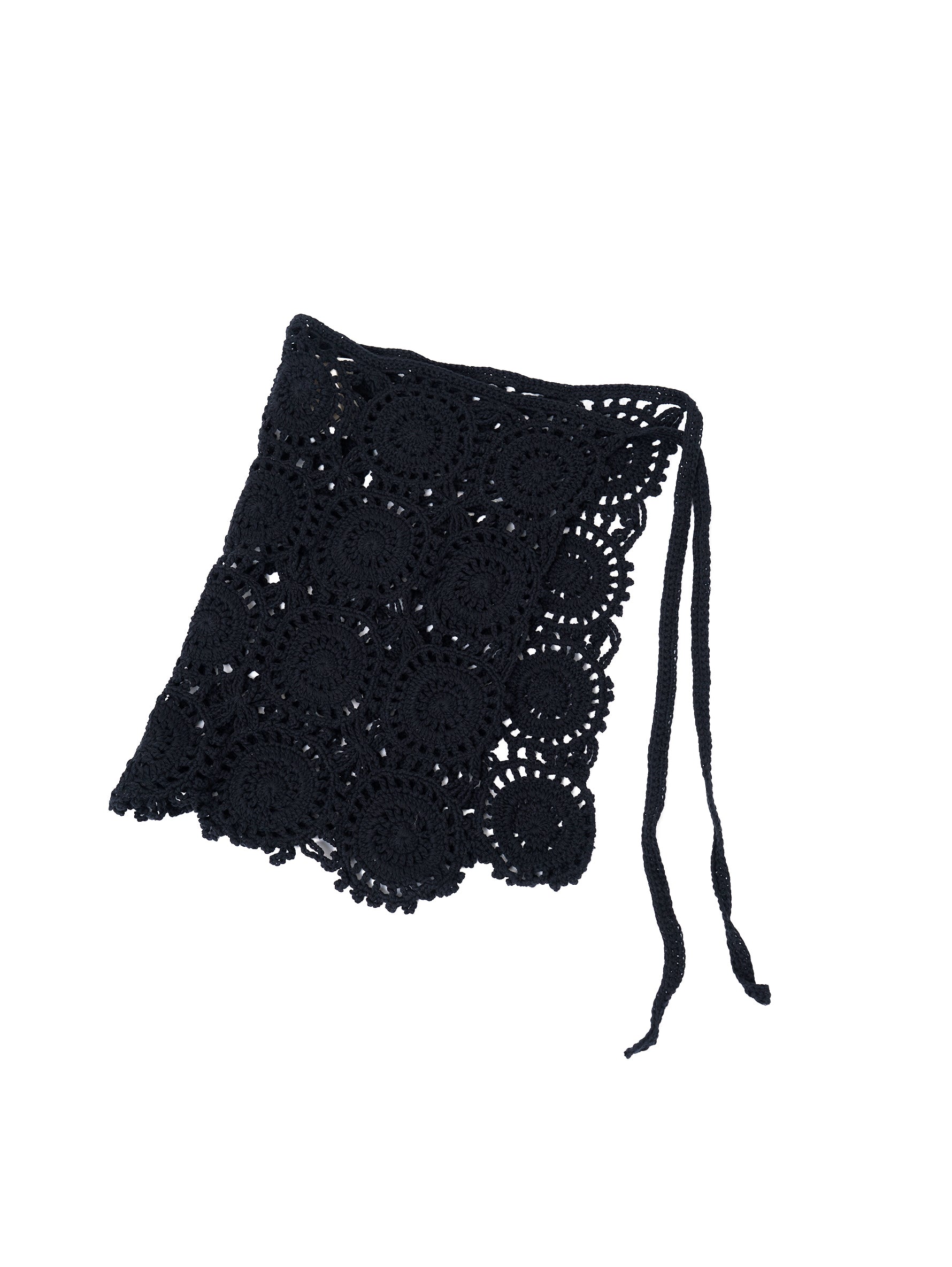 MAYDI | ANUDAR Granny square stitch hand-knitted Skirt(For Women)