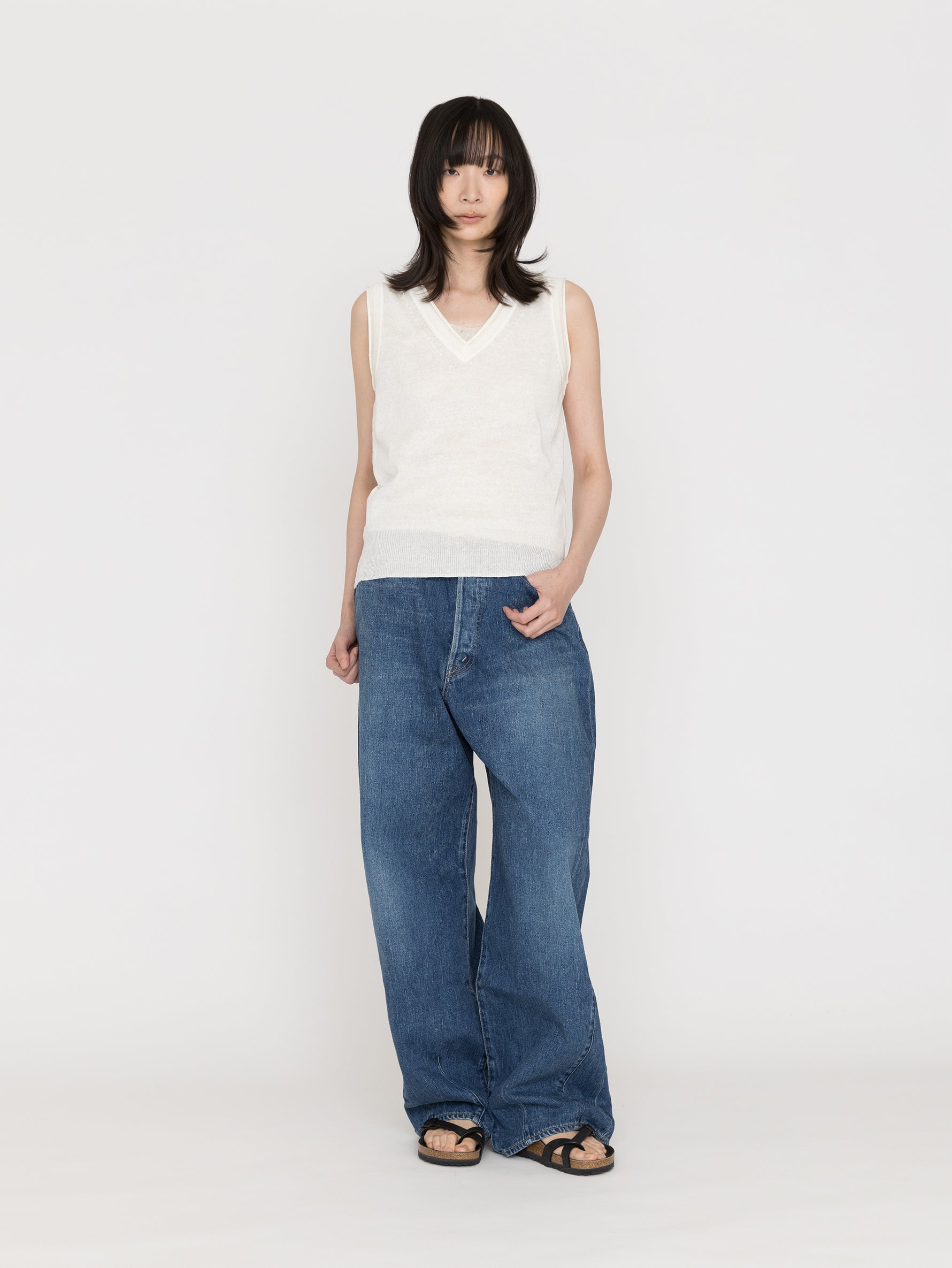NOTHING WRITTEN | DORE SLEEVELESS KNIT TOP NW26PS-1068