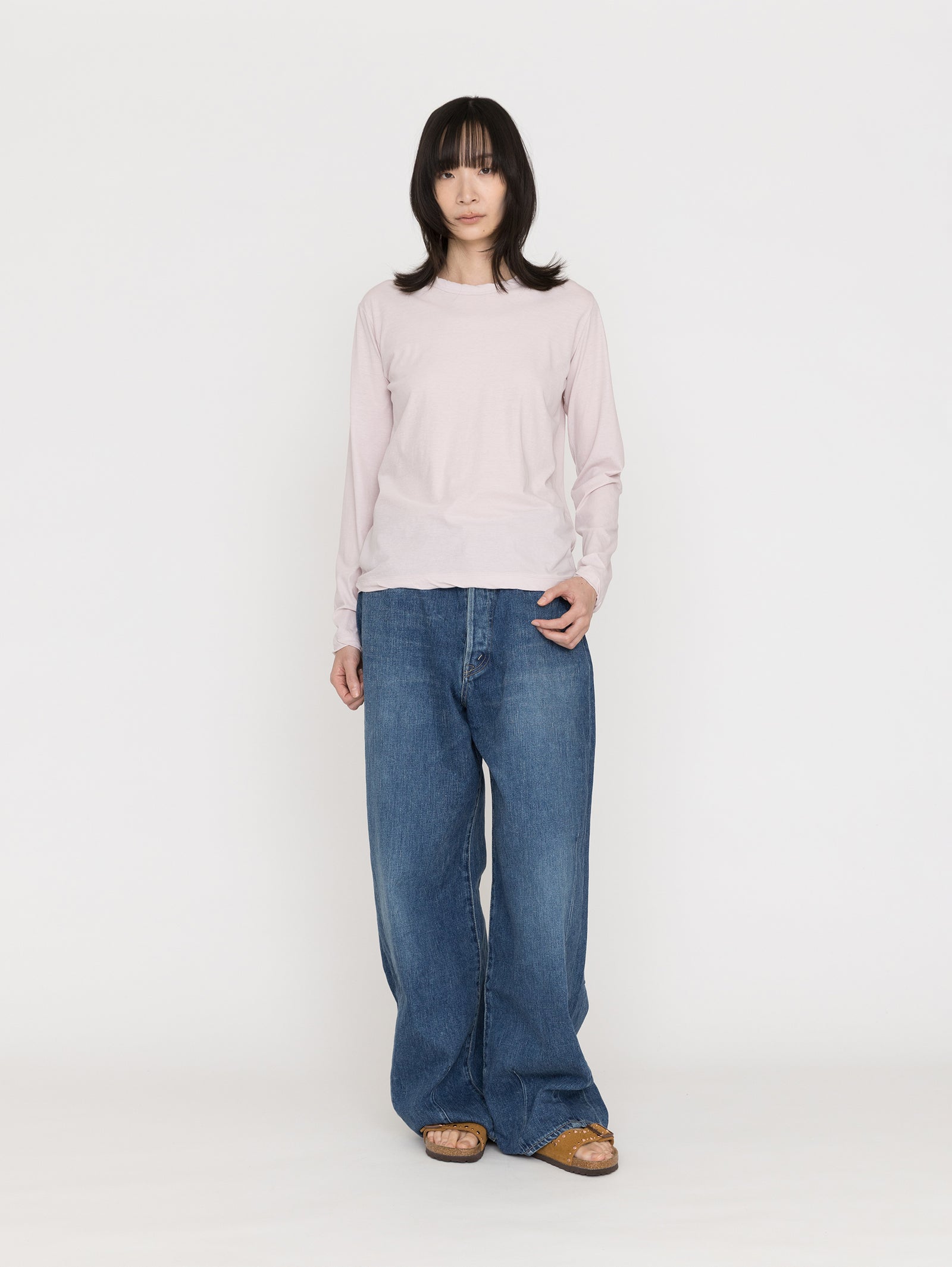 BATONER | CHIFFON LONG T-SHIRT BN-26SL-046 – H+HELIOTROPE