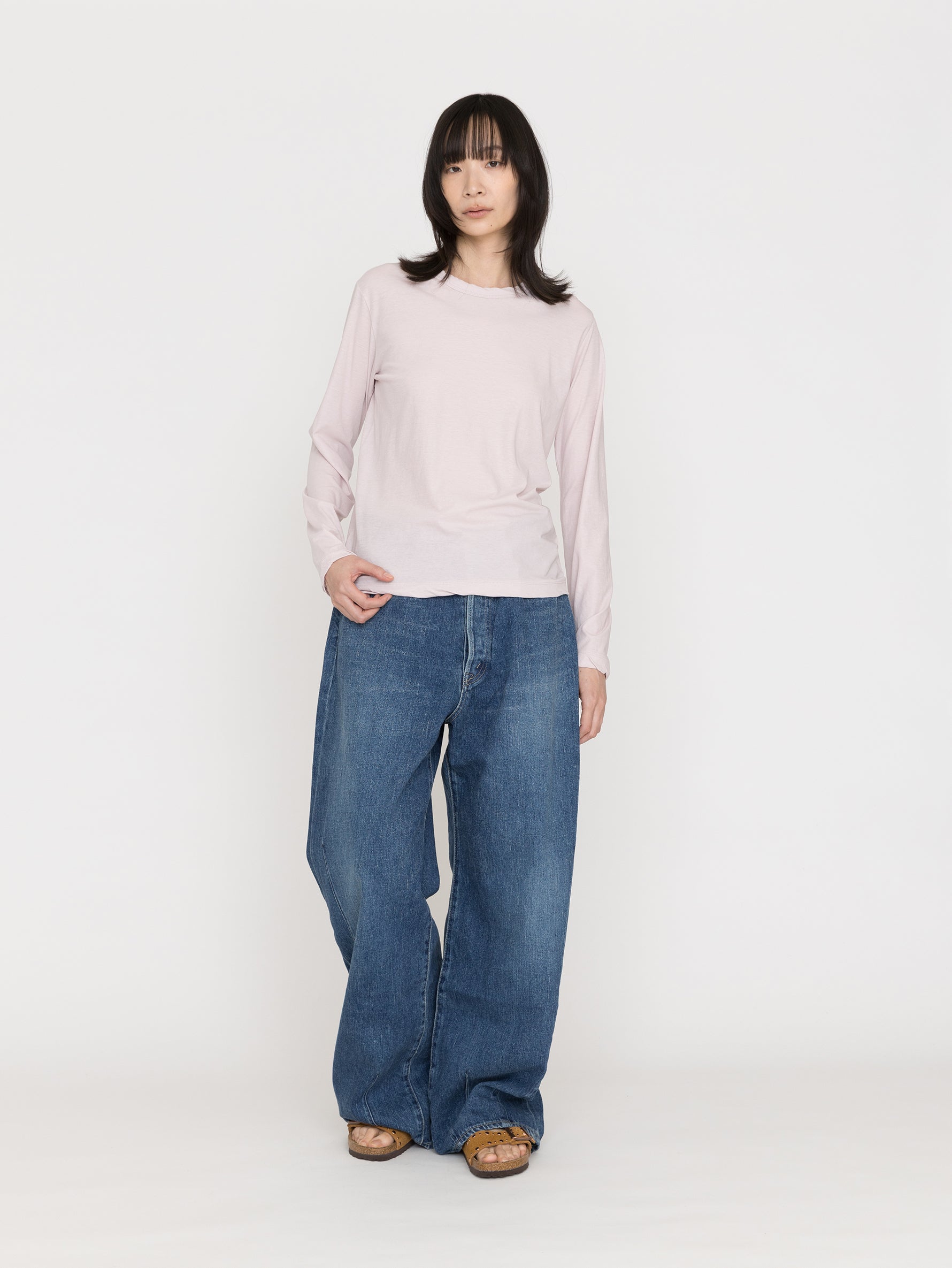 BATONER | CHIFFON LONG T-SHIRT BN-26SL-046