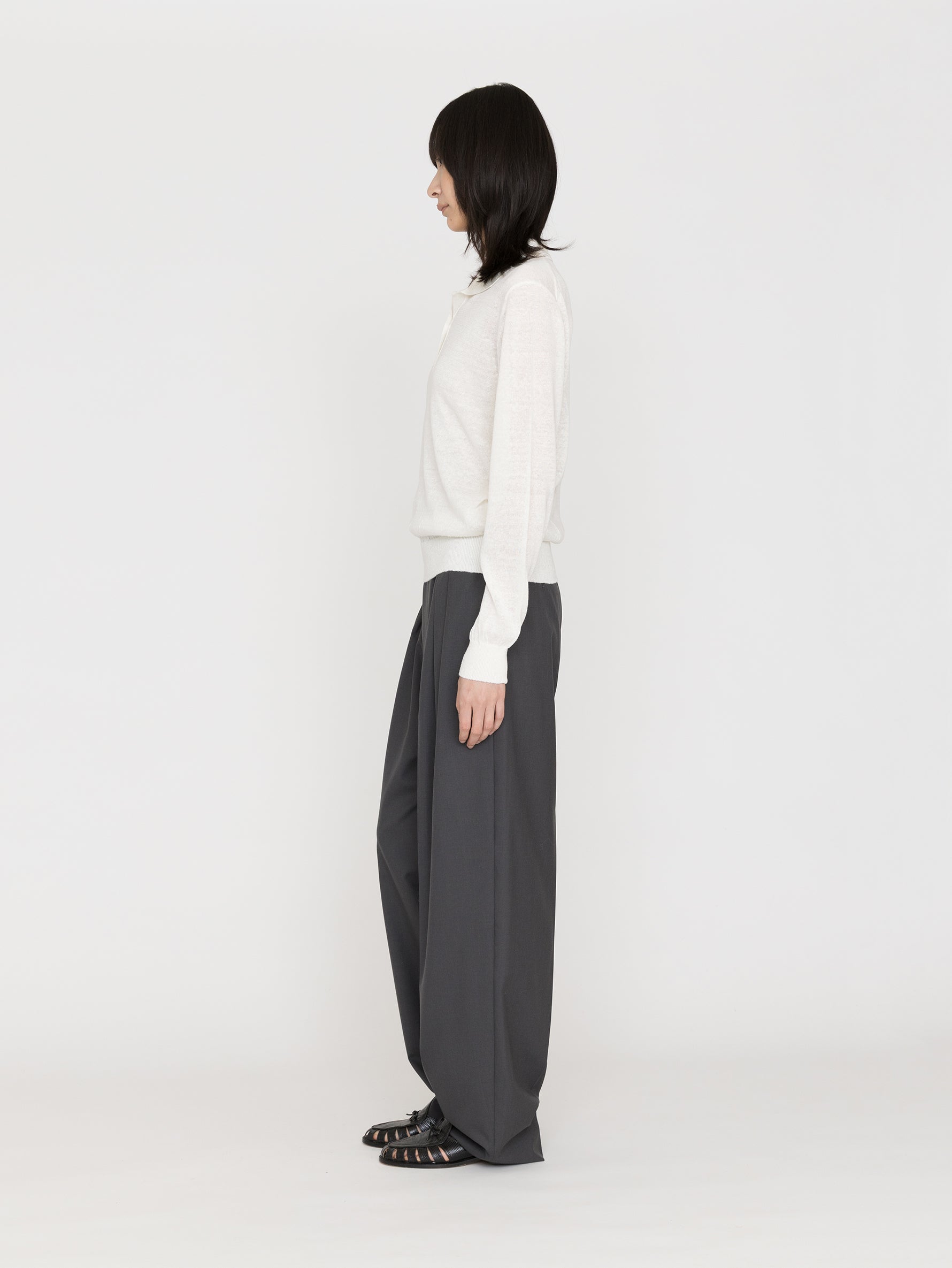 NOTHING WRITTEN | CARREL COLLAR KNIT NW26PS-1062