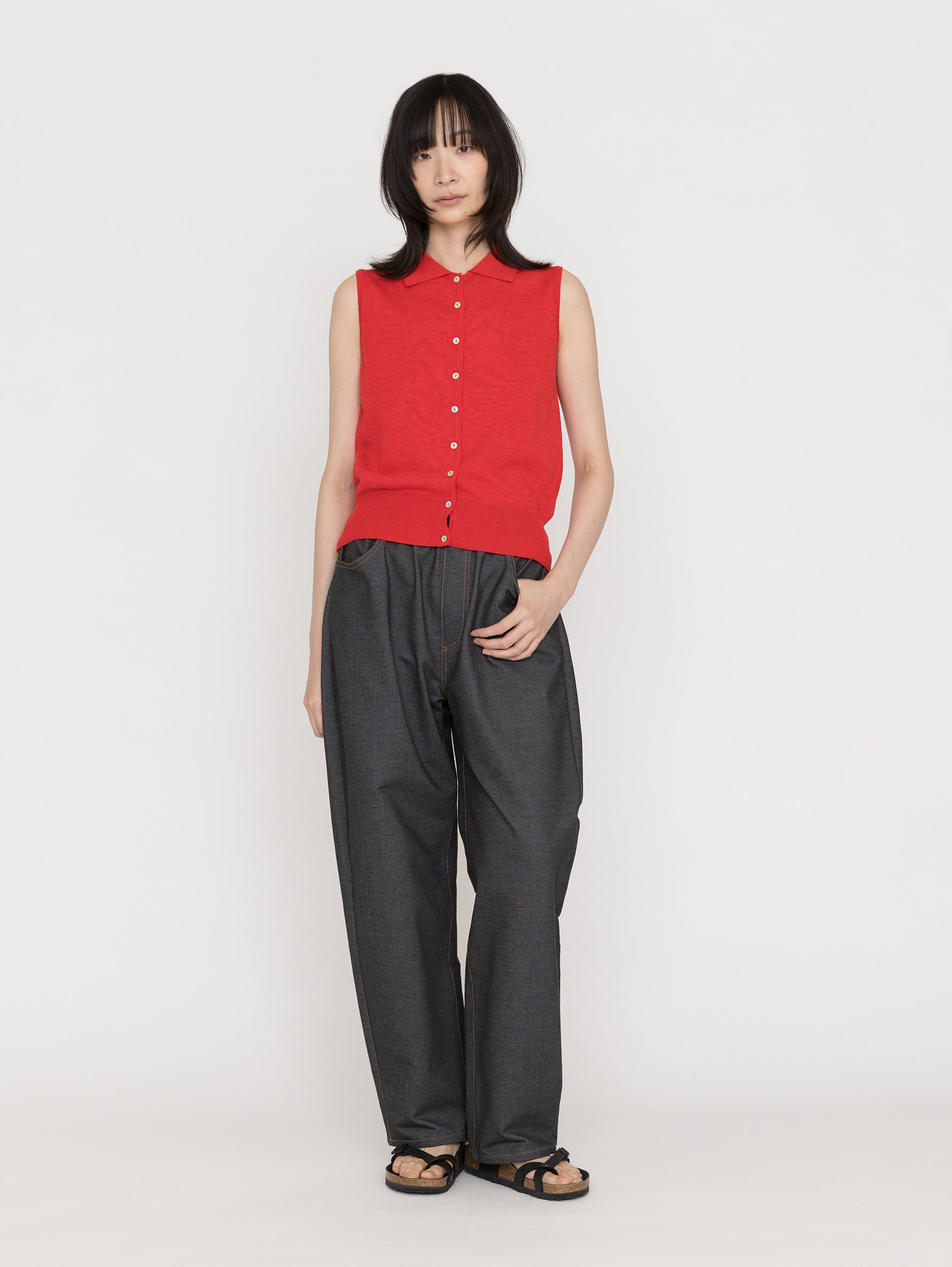 NOTHING WRITTEN | LASH SLEEVELESS KNIT TOP NW26PS-1070