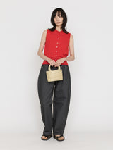 MAYDI | LAGUNA Mini hand-bag circular handles hand-knitted in espartillo fiber from Esteros del lbera(For Women)