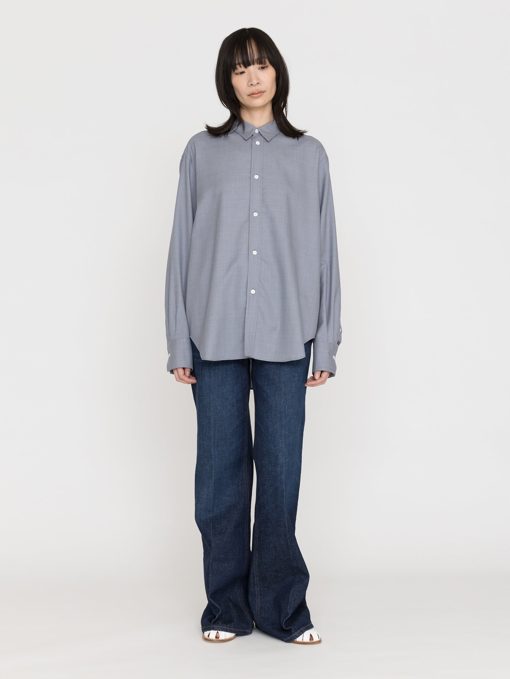 BOWTE | EXTRA FINE WORSTED SERGE DRESS SHIRT 	 261-01-0001