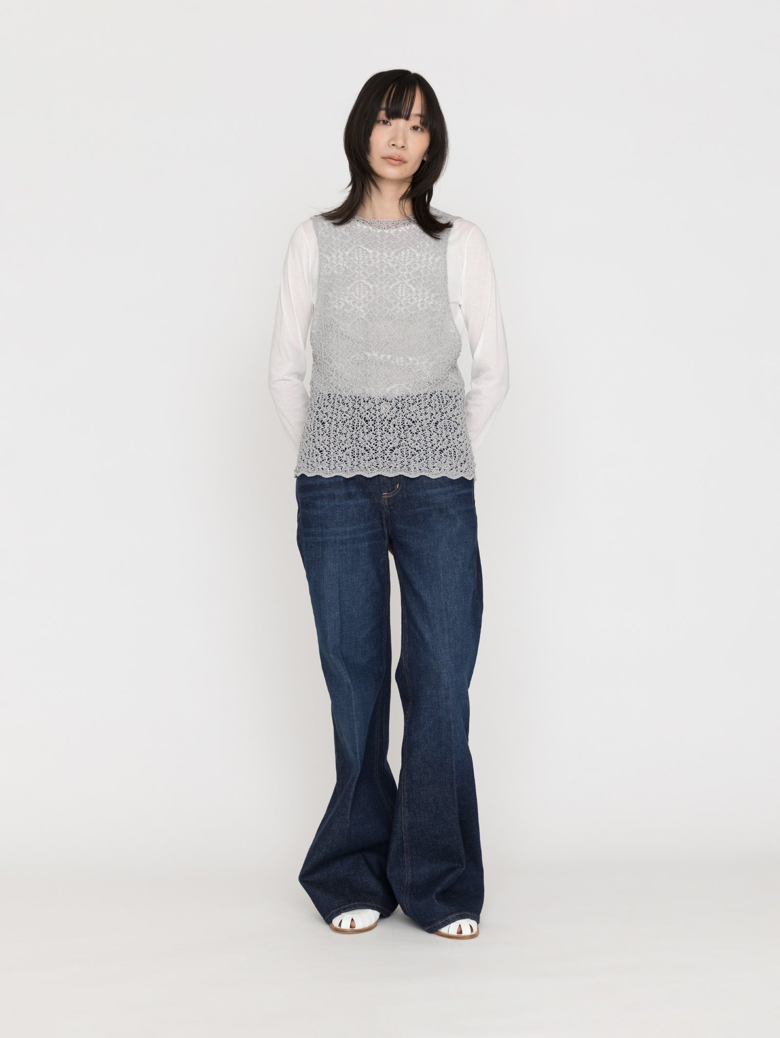 enrica | 2WAYニットベスト KNIT 225 – H+HELIOTROPE