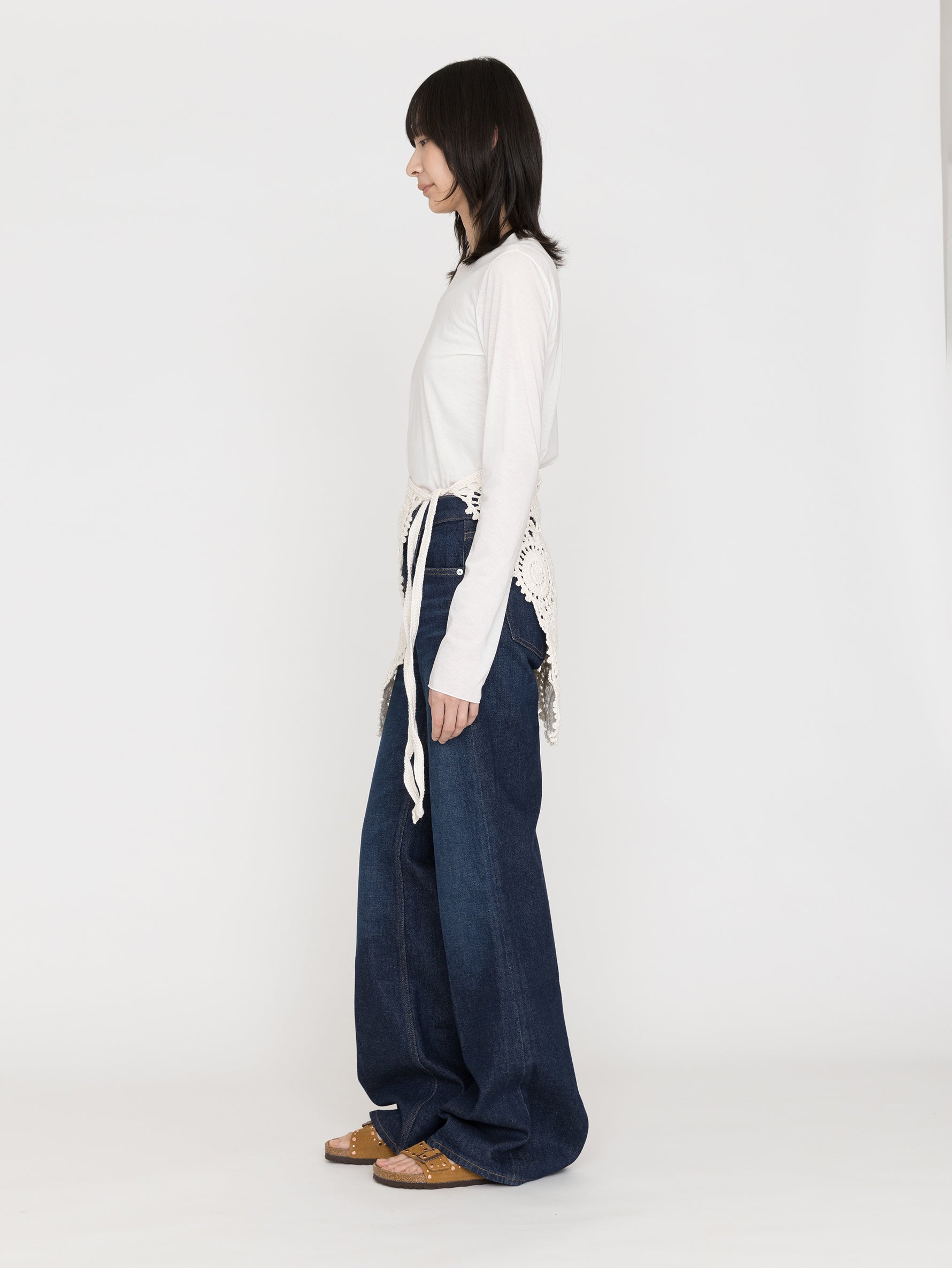 MAYDI | ANUDAR Granny square stitch hand-knitted Skirt(For Women)