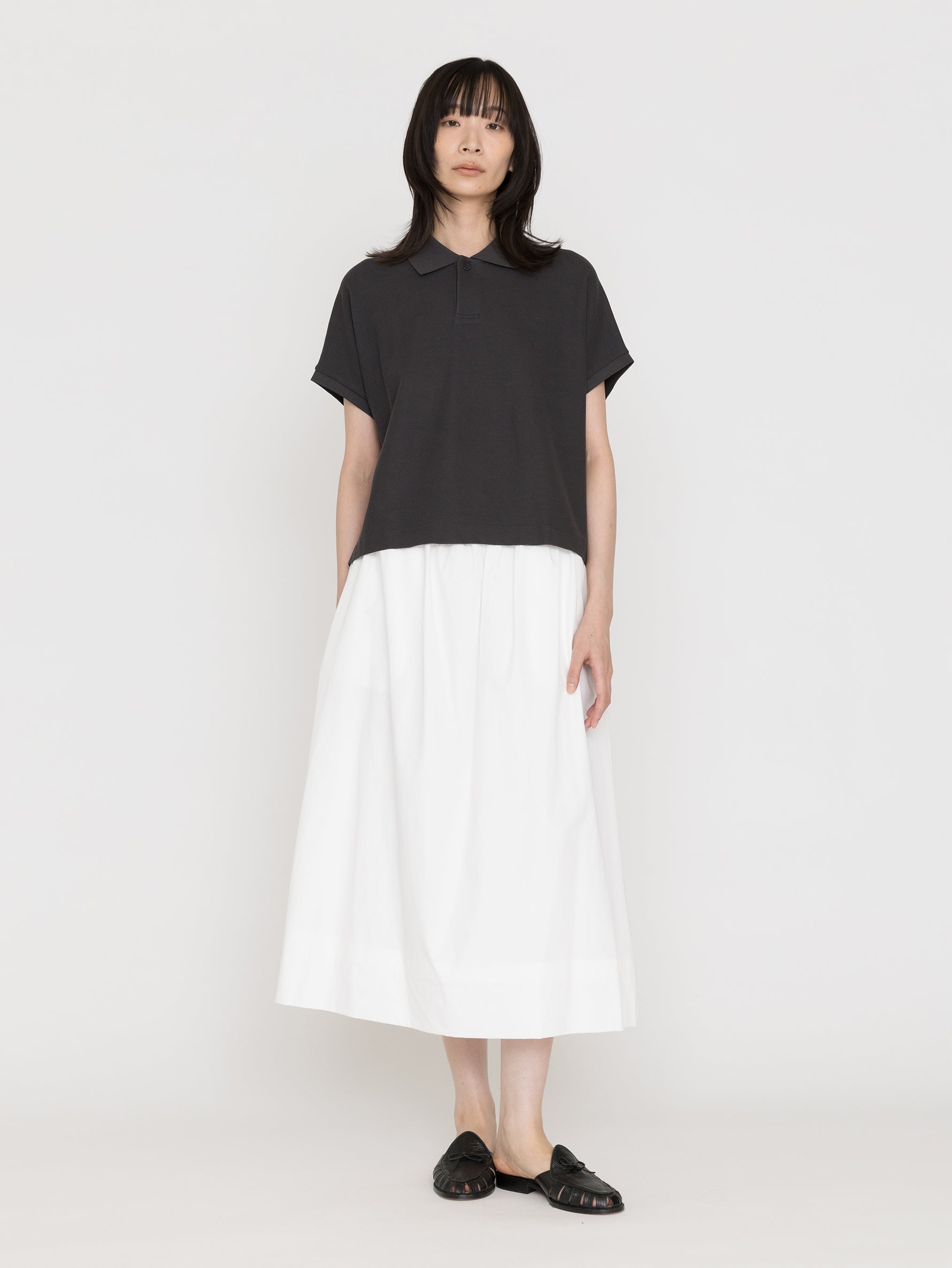 handvaerk | PIQUE DOLMAN SLEEVE POLO SHIRT #1108