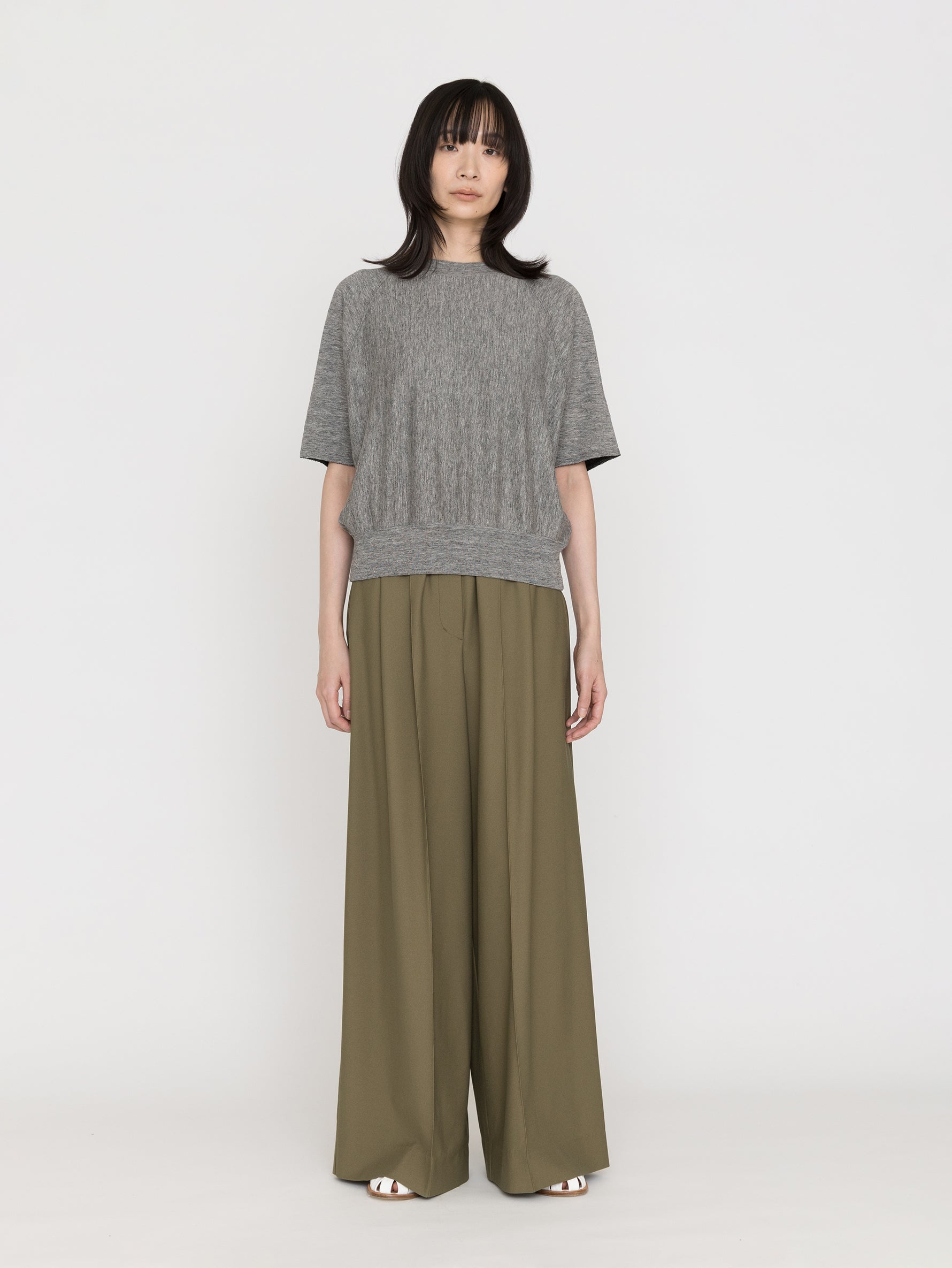 BATONER | BELGIAN LINEN URAKE SHORT SLEEVE BN-26SL-036
