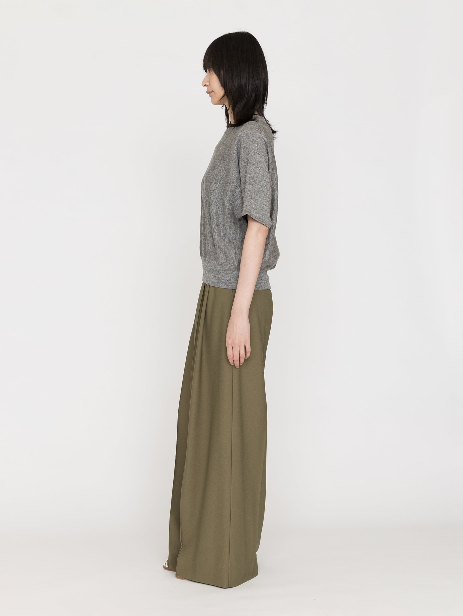 BATONER | BELGIAN LINEN URAKE SHORT SLEEVE BN-26SL-036