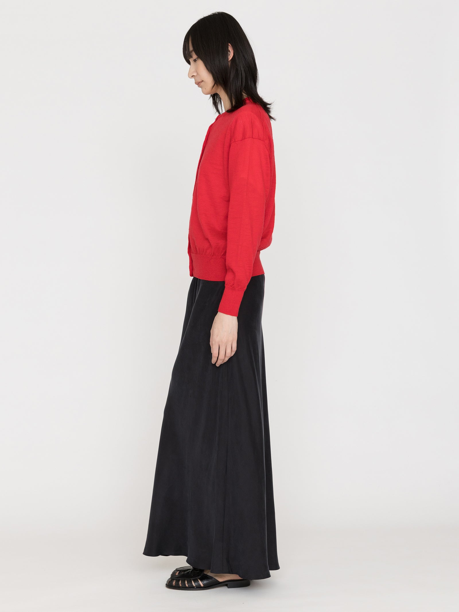 BATONER | CHOMA CREW NECK CARDIGAN BN-26SL-040 – H+HELIOTROPE