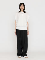 enrica | 襟付きスリーブレストップス KNIT 267