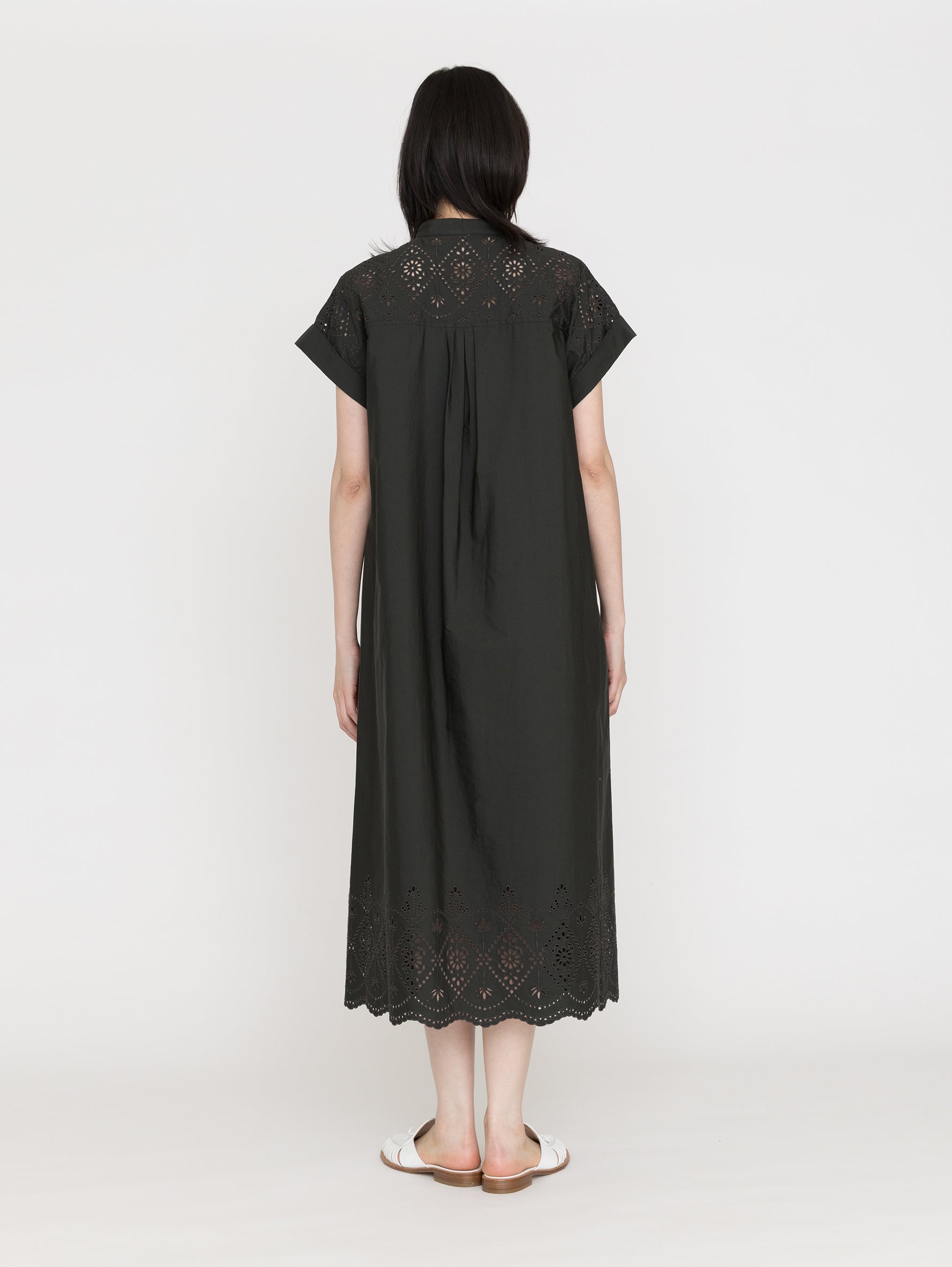 TICCA |TBFS-123 ﾚｰｽﾌﾚﾝﾁﾜﾝﾋﾟｰｽ / navy , khaki（色別注）