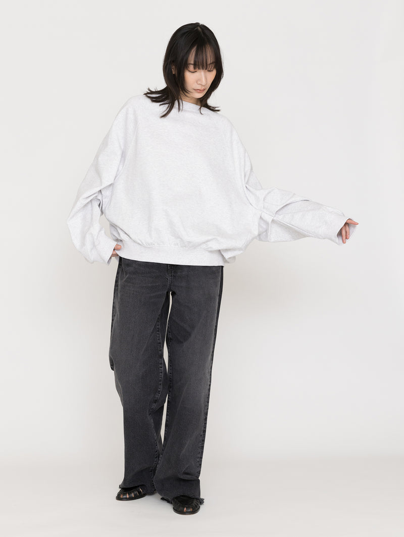 COGTHEBIGSMOKE | LEILA WIDE CUFF SWEAT SHIRT 14101-240-1206-1 – H+