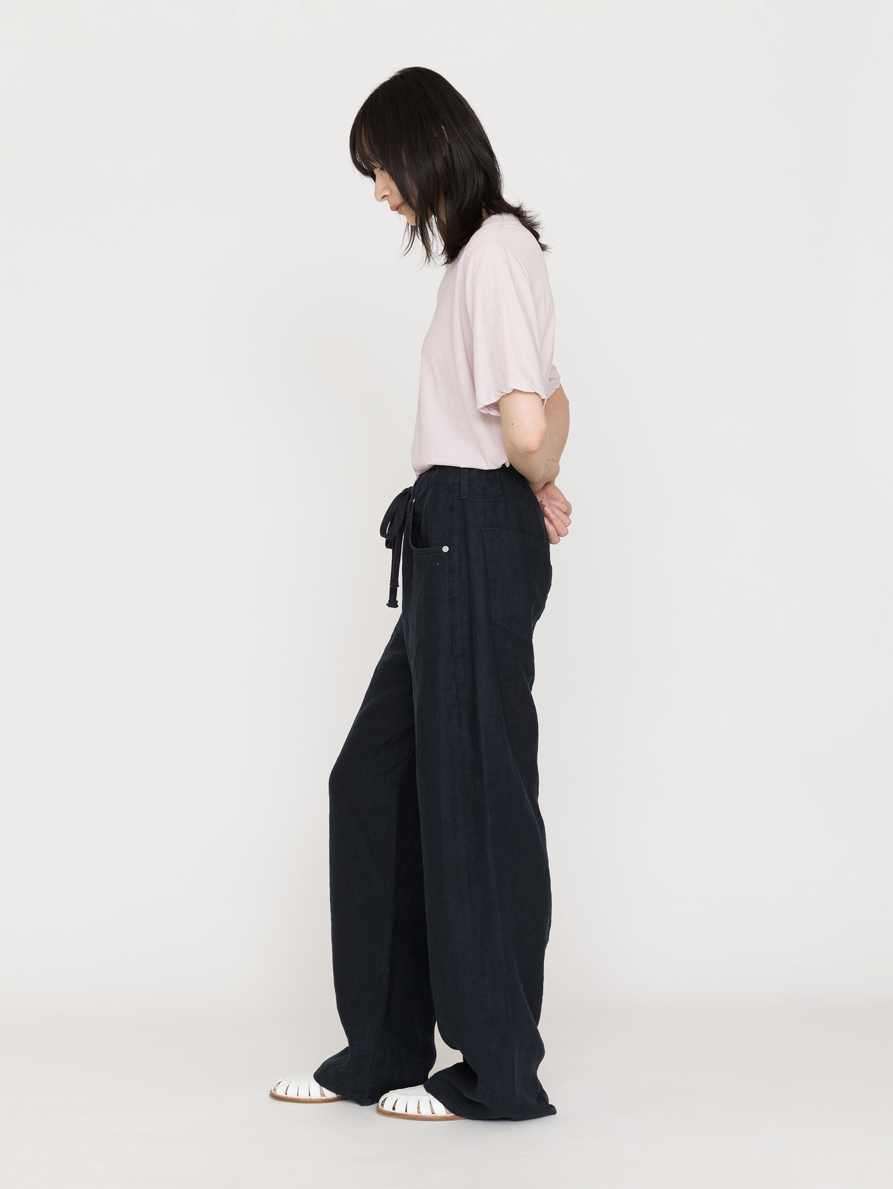 CITIZENS of HUMANITY | BRYNN DROWSTRING TROUSER IN LINEN 2144-1761