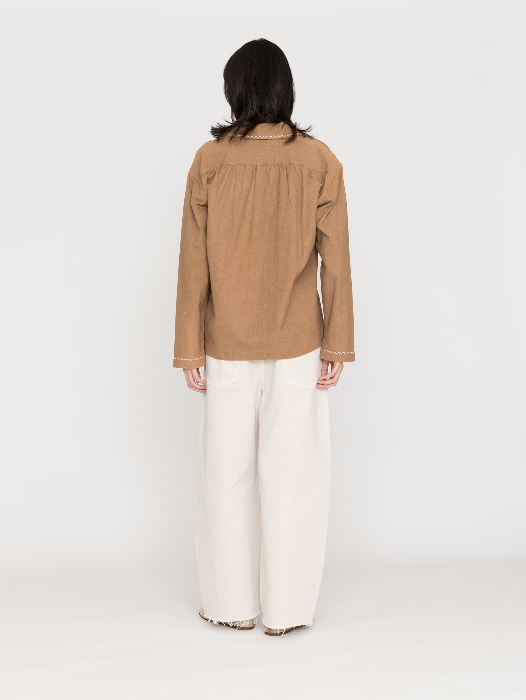 H.A.Owell | Embroidery Shirt S26TP003