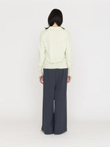 BATONER | REVIVAL SOFT SILK POLO CARDIGAN BN-26SL-034