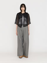 MAYDI | IMAGEN Tatting eith open spaces crochet stitch Cape (For Women)