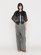 MAYDI | IMAGEN Tatting eith open spaces crochet stitch Cape (For Women)