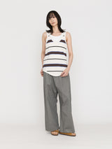 TanC TOKYO | PIQUE BORDER TANK ROMPERS TC26A-0011