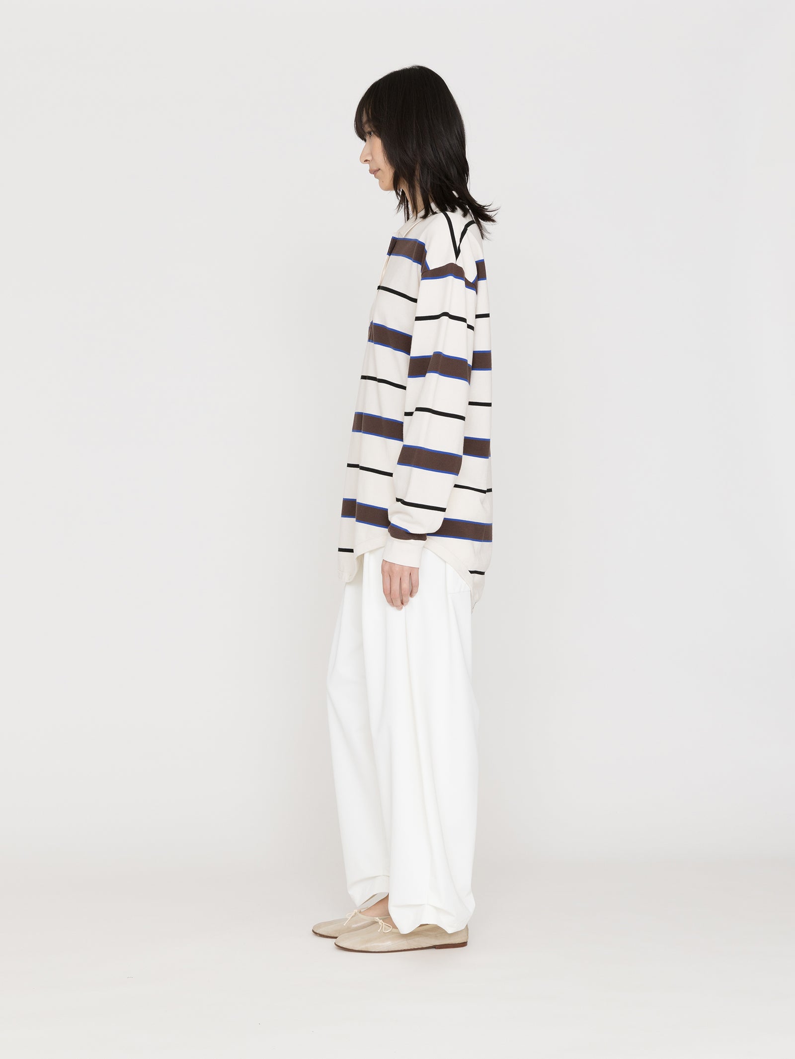 超人気TanC TOKYO STRIPEPOLO ROMPERS トップス TanC TOKYO | PIQUE BORDER POLO ROMPERS TC26A-008 – H+HELIOTROPE