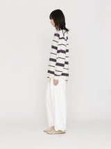 TanC TOKYO | PIQUE BORDER POLO ROMPERS TC26A-008