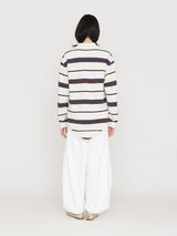 TanC TOKYO | PIQUE BORDER POLO ROMPERS TC26A-008