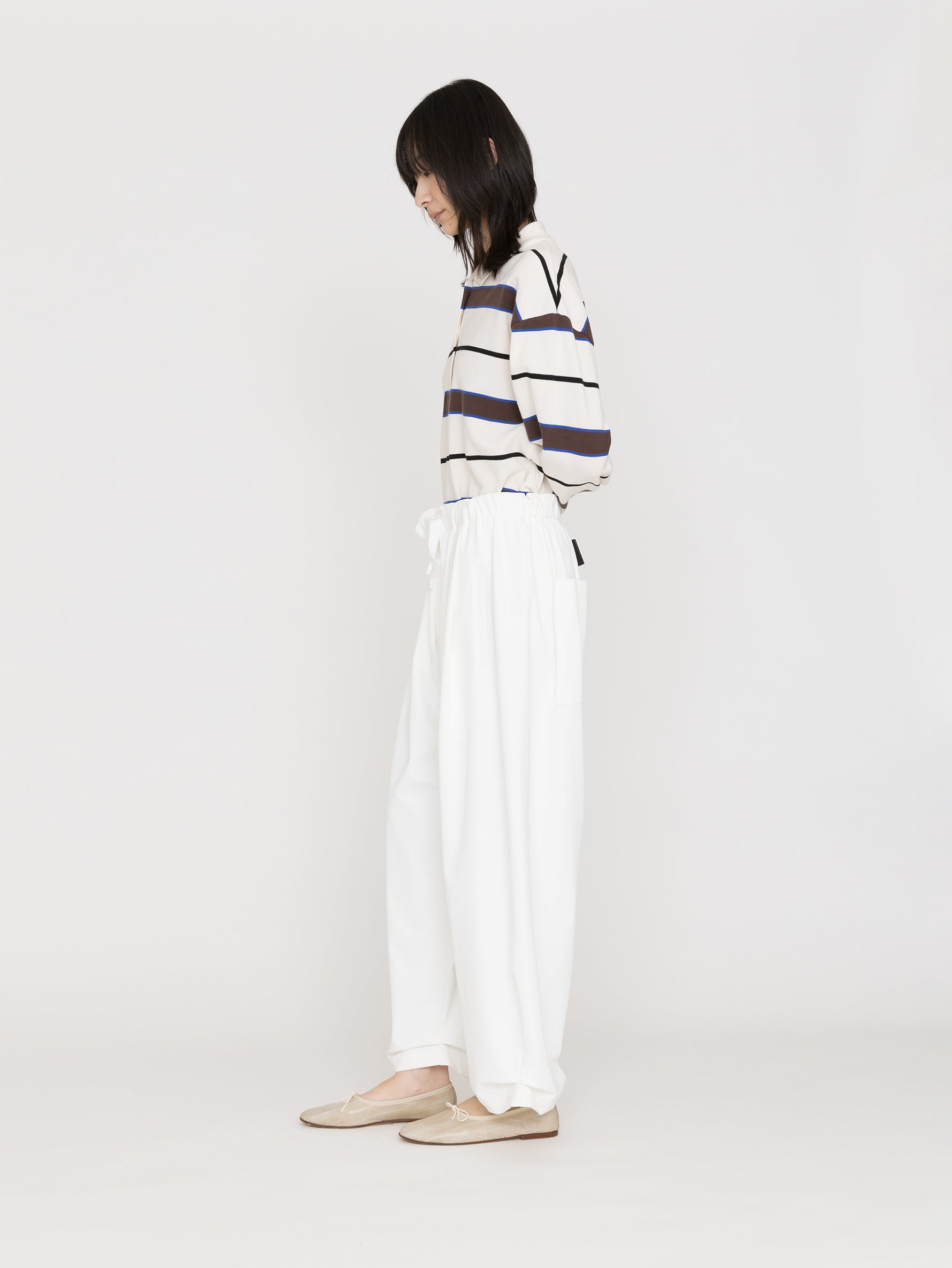 COGTHEBIGSMOKE | NIRVANA TUCKED HEM TROUSERS 14602-246-1414-1