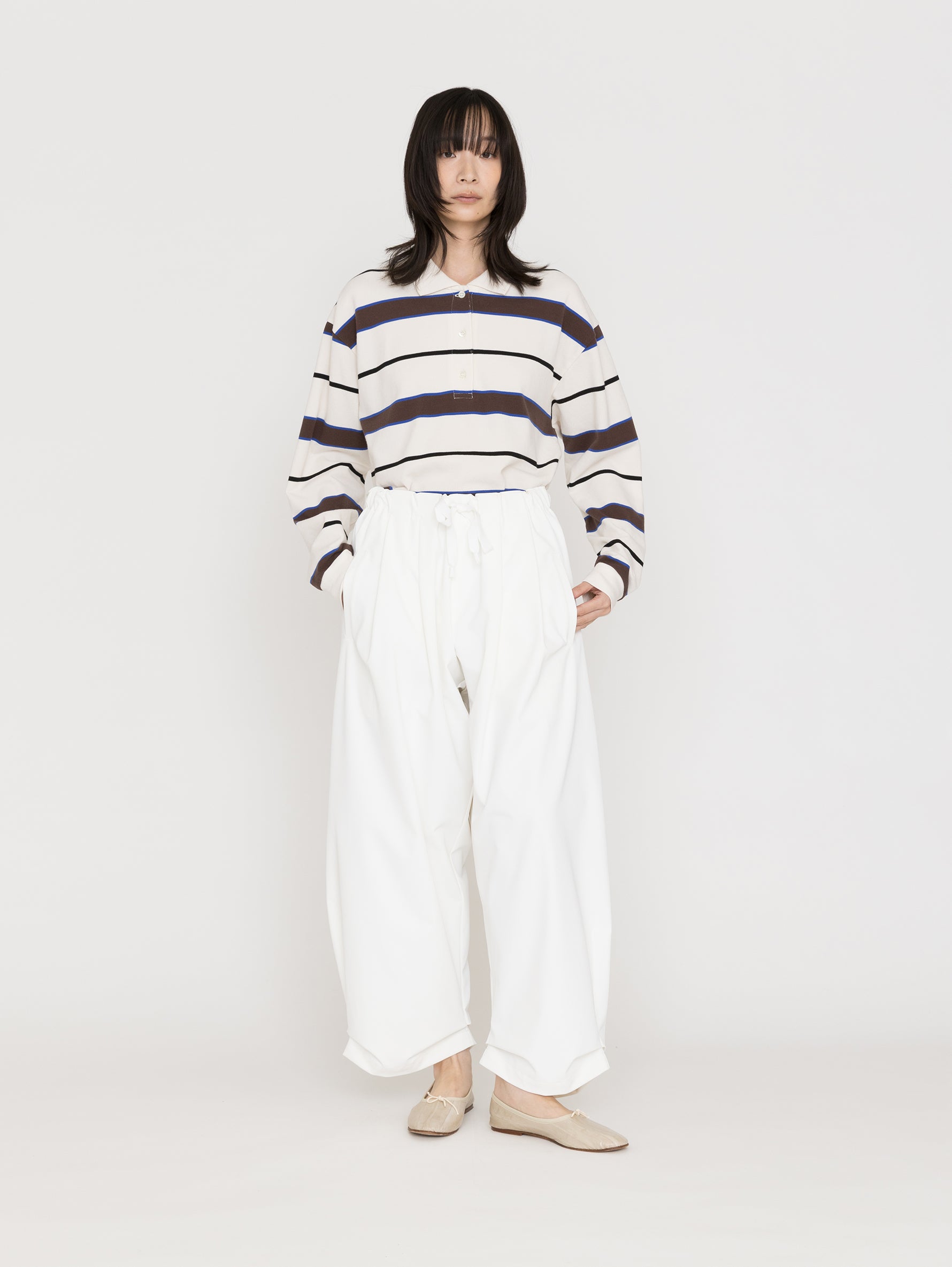 COGTHEBIGSMOKE | NIRVANA TUCKED HEM TROUSERS 14602-246-1414-1