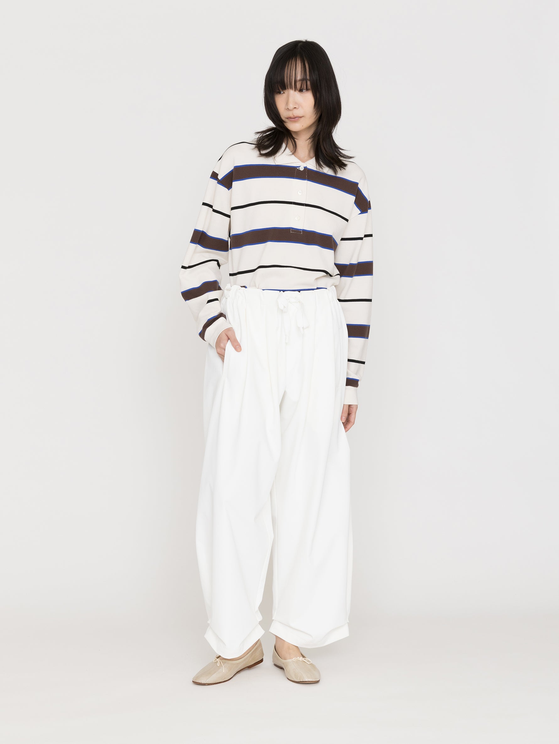 COGTHEBIGSMOKE | NIRVANA TUCKED HEM TROUSERS 14602-246-1414-1