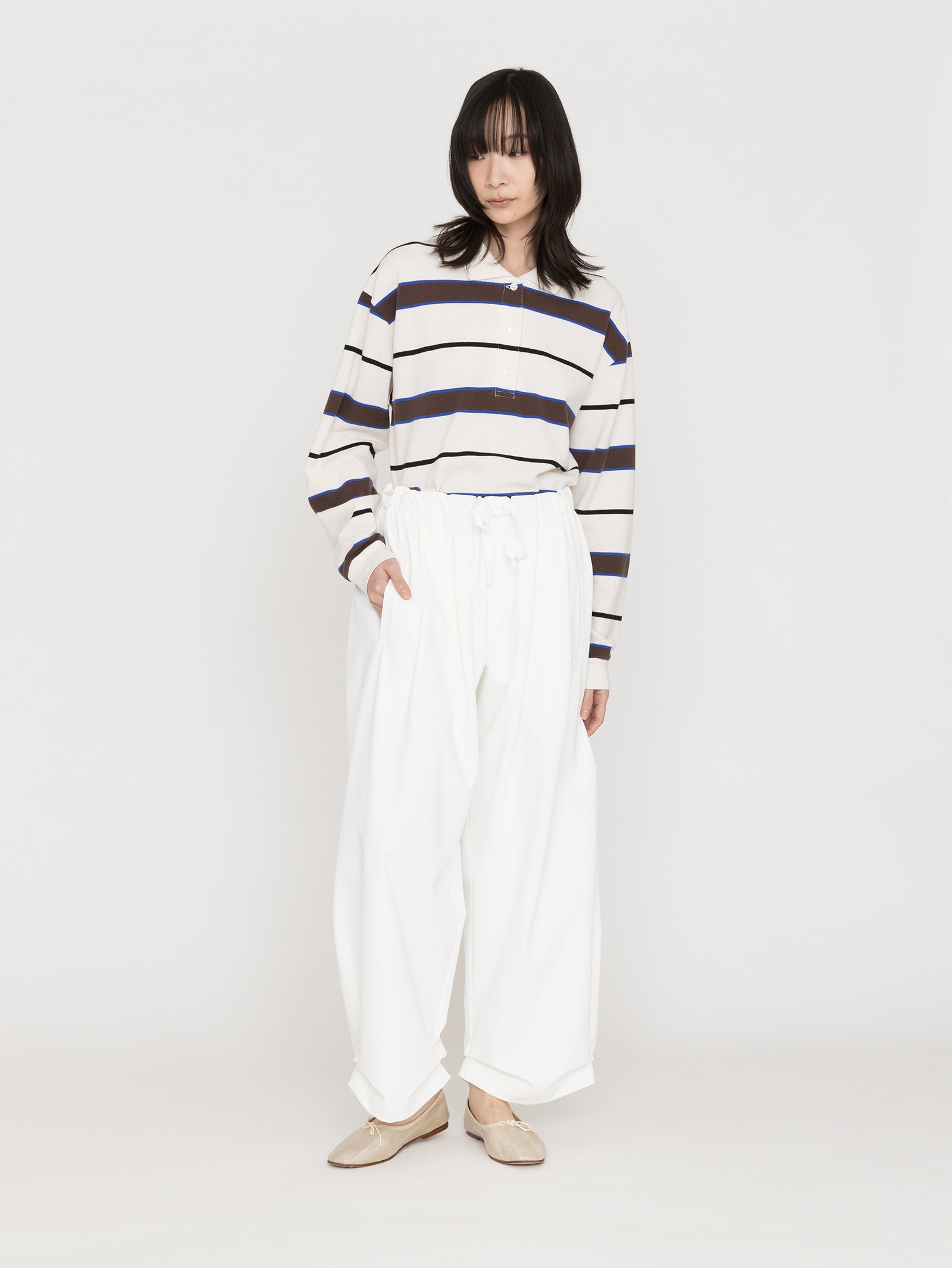 COGTHEBIGSMOKE | NIRVANA TUCKED HEM TROUSERS 14602-246-1414-1 – H+