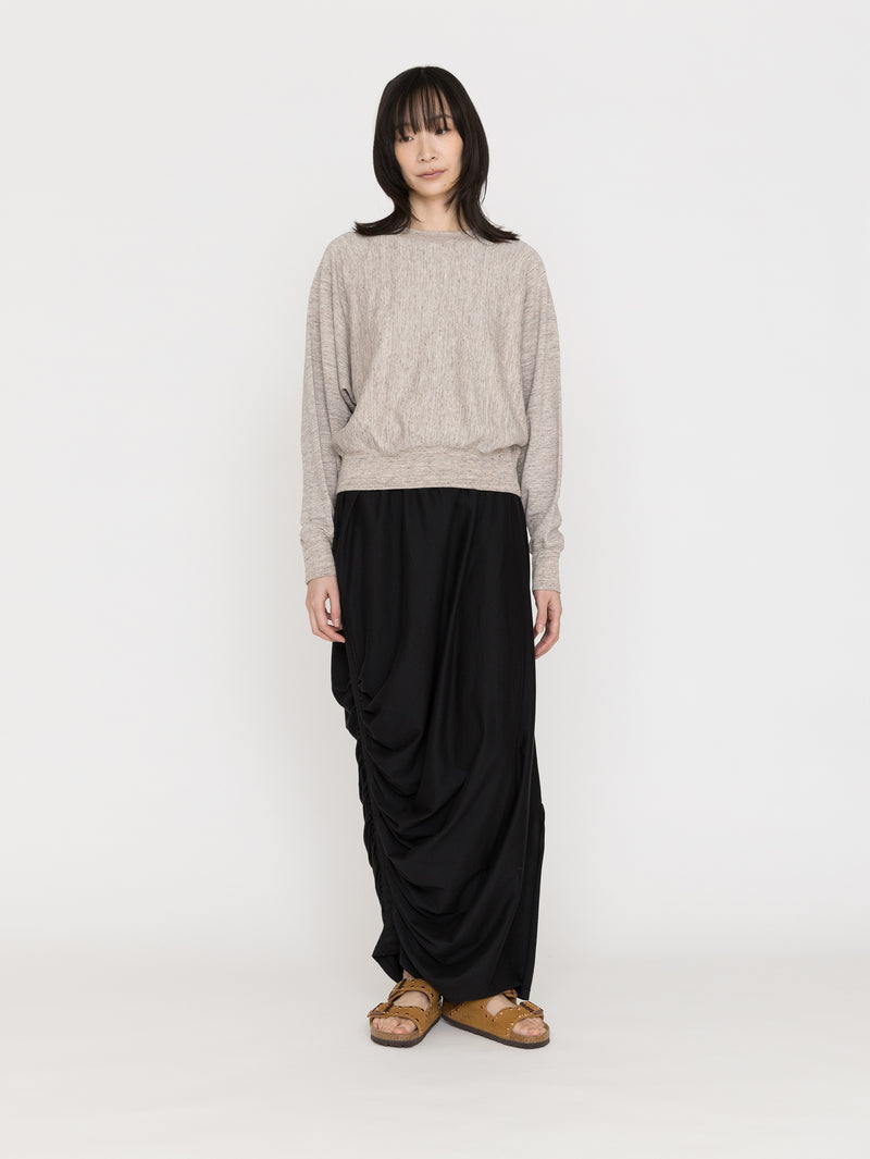 BATONER | BELGIAN LINEN URAKE LONG SLEEVE BN-26SL-035 – H+HELIOTROPE