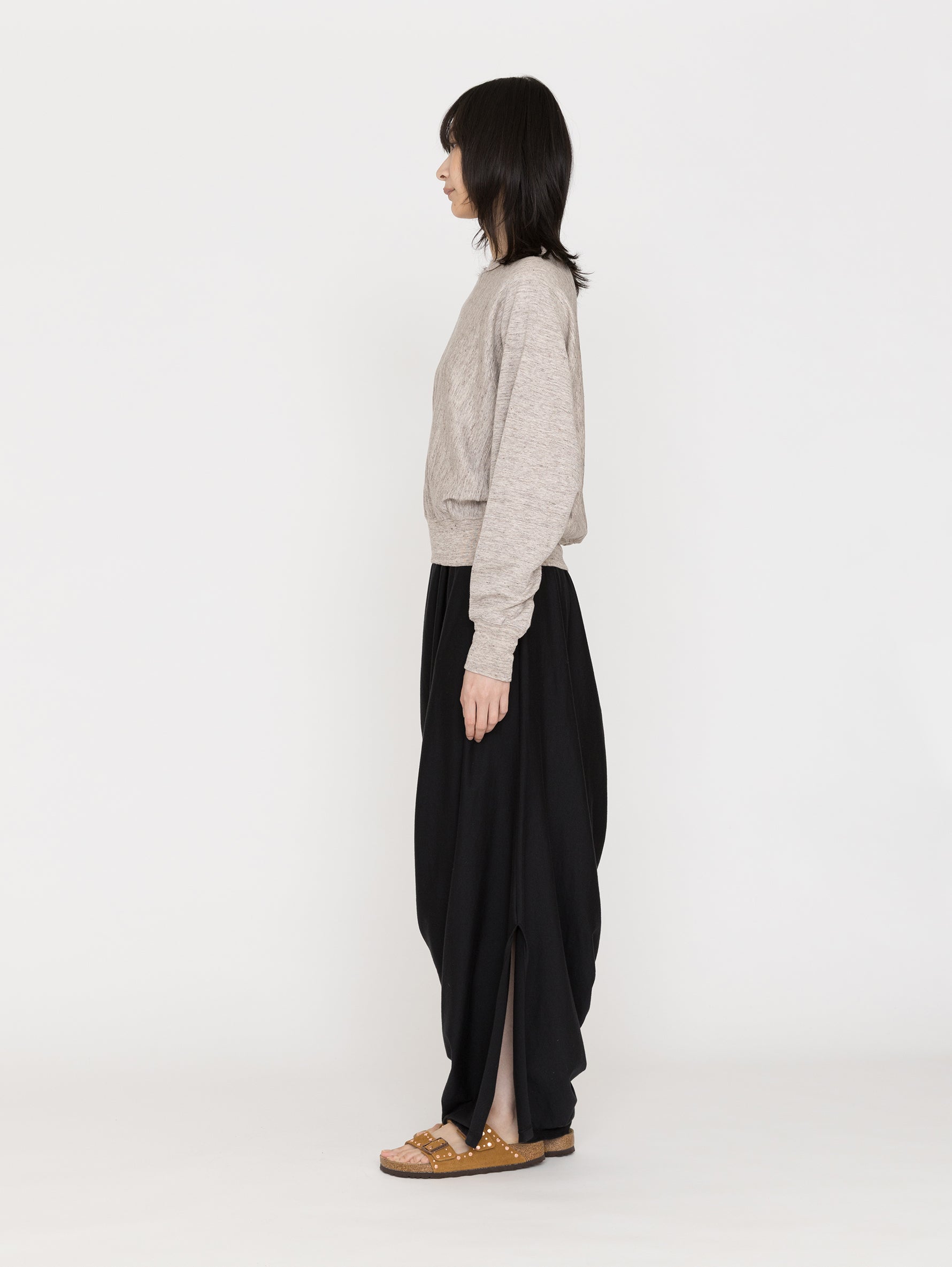 BATONER | BELGIAN LINEN URAKE LONG SLEEVE BN-26SL-035